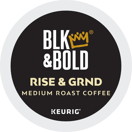 Blk & Bold Rise and GRND K-Cups, 0.41 oz K-Cup, 20PK 5000372407